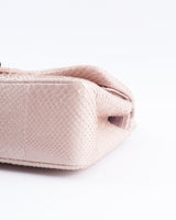 Chanel Python Jumbo Classic Double Flap Bag