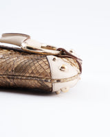 Gucci X Tom Ford Python Horsebit Chain Shoulder Bag
