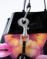 Dior Surreal Lips & Pansy Print Bag