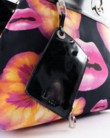 Dior Surreal Lips & Pansy Print Bag