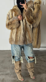Vintage Fox Fur Coat