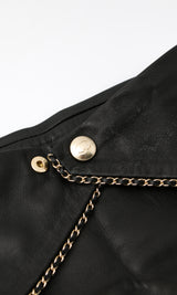 Chanel Leather Neck Scarf