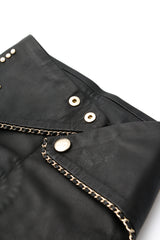 Chanel Leather Neck Scarf