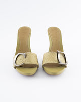 Dior Snakeskin Heels - EU 34