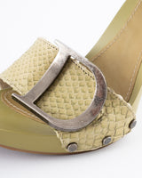 Dior Snakeskin Heels - EU 34