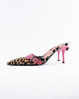 Cesare Paciotti Leopard Print Mules - EU 36