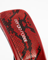 Sergio Rossi Snakeskin Heels - EU 40