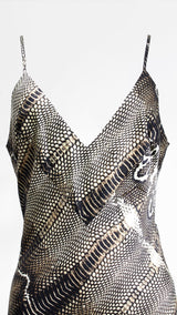 Roberto Cavalli Python Dress