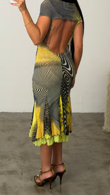 Roberto Cavalli Zebra Print Dress