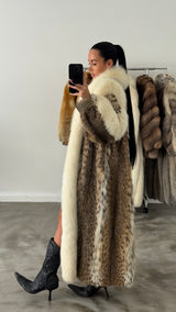 Vintage Lynx Fox Fur Coat