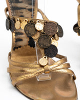 Roberto Cavalli Coin Heels