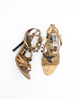 Roberto Cavalli Coin Heels