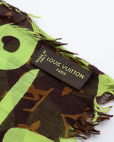 Louis Vuitton X Stephen Sprouse Monogram Graffiti Scarf