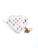 Louis Vuitton X Takashi Murakami Monogram Heart Pouch