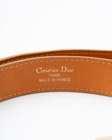 Dior Leather XL 'CD' Logo Belt - RARE