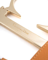 Dior Leather XL 'CD' Logo Belt - RARE