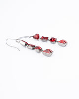 Dior Spell Out Crystal Earrings
