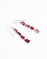 Dior Spell Out Crystal Earrings