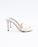 Giuseppe Zanotti Mink Fur Heels - EU 35.5