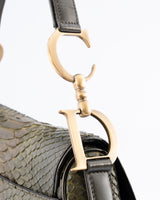Dior Python Saddle Bag