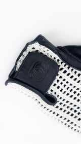 Chanel Lambskin Fingerless Gloves