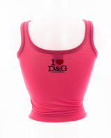 Dolce & Gabbana Rhinestone Tank Top