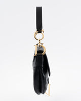 Dior Ostrich Leather Saddle Bag