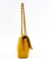 Chanel Velvet Quilted Classic Flap Bag