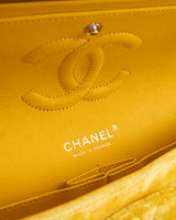 Chanel Velvet Quilted Classic Flap Bag