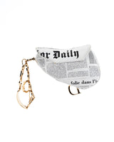Dior Galliano Newspaper Mini Saddle Bag