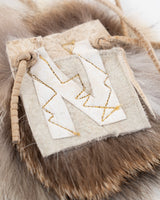 John Galliano Shearling Tassel Belt