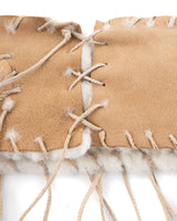 John Galliano Shearling Tassel Belt