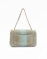 Chanel Python Snakeskin Mini Classic Flap Bag