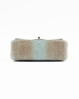 Chanel Python Snakeskin Mini Classic Flap Bag