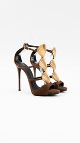 Giuseppe Zanotti Intriigo Shell Heels - EU 37.5