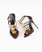 Giuseppe Zanotti Intriigo Shell Heels - EU 37.5