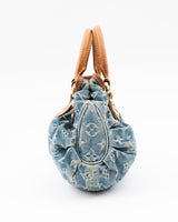 Louis Vuitton Monogram Denim Mini Pleaty Bag