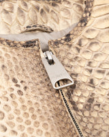 Vintage Python Leather Jacket