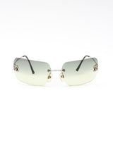 Chanel Rhinestone Sunglasses
