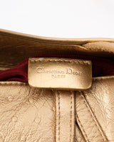 Dior Ostrich Leather Mini Saddle Bag