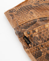 Cavalli Snakeskin Trousers