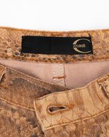 Cavalli Snakeskin Trousers