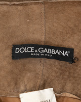 Dolce & Gabbana Suede Flare Trousers