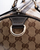 Gucci Monogram Boston Bag