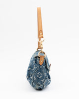 Louis Vuitton Monogram Denim Mini Pleaty Bag