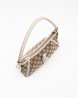 Gucci Monogram D-Ring Abbey Shoulder Bag