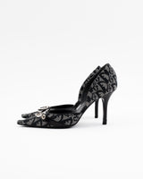 Dior Monogram CD Buckle Heels - EU 37.5