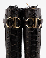 Dior Crocodile Leather CD Boots - EU 36.5