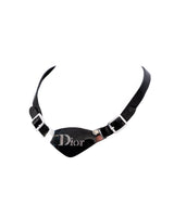 Dior Leather Logo Choker