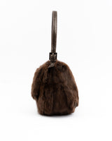 Fendi Mink Fur & Python Mamma Baguette